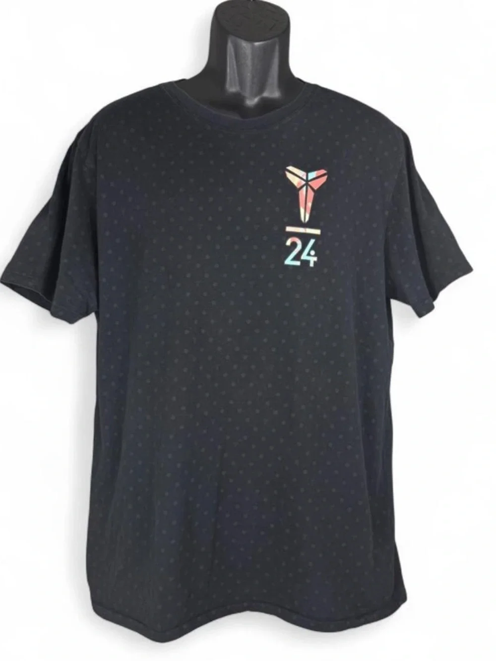 Nike Kobe Bryant X Easter T-Shirt Black Monogram Polka Dot 24 Mamba Tee Men XL